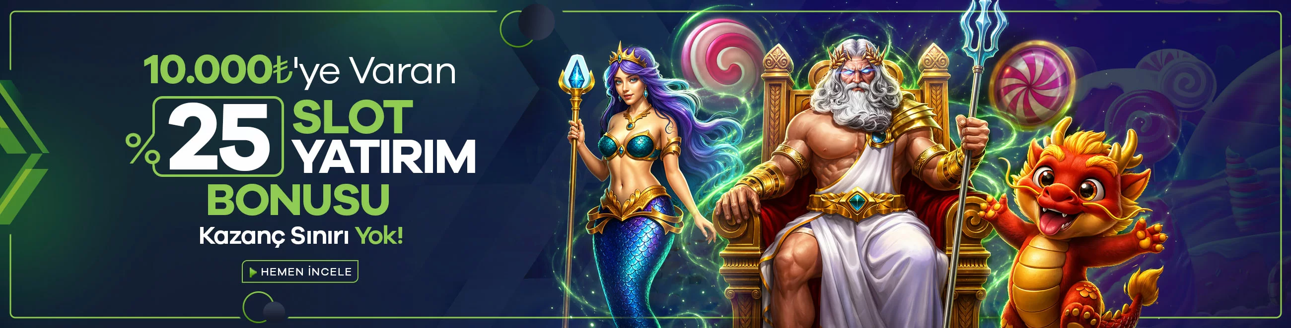 %25 Slot Yatırım Bonusu