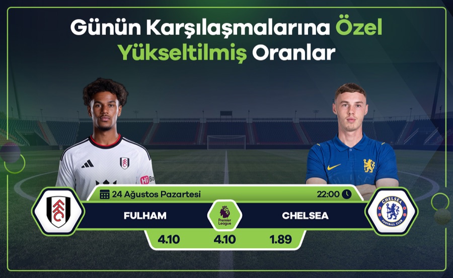 Günün Karşılaşmalarına Özel Oranlar